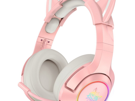 Pink Cat Ears Gaming Headset Cheap