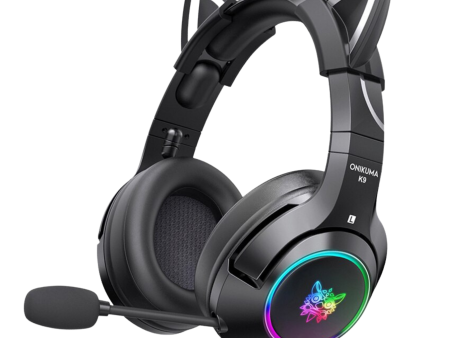 Black Cat Ears Gaming Headset Online Sale