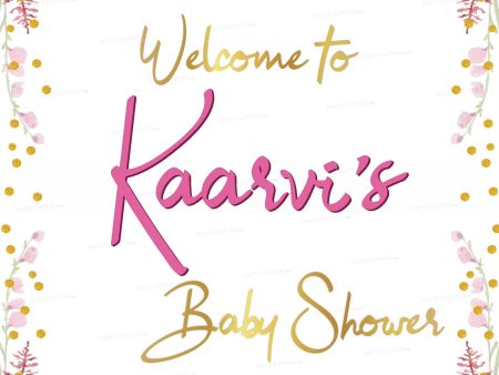 Baby Shower Theme Customized  Welcome Board Fashion