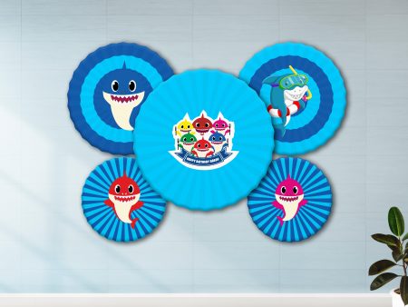 Shark Theme Paper Fan For Discount