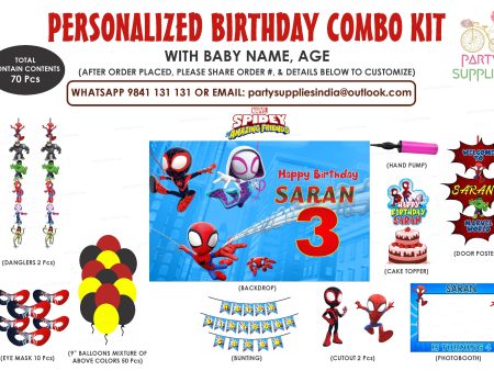 Spidey and his Amazing Friends Theme Exclusive Combo Kit For Sale