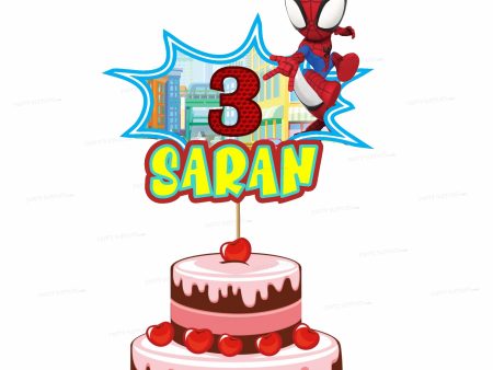 Spidey and his Amazing Friends Theme Cake Topper Hot on Sale