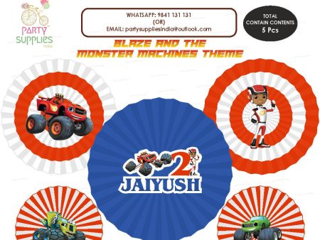 Blaze and the Monster Machines Paper Fan Sale