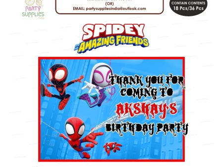 Spidey and his Amazing Friends Theme Thank You Card Sale