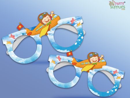 Aeroplane Theme Birthday Party Glasses For Cheap