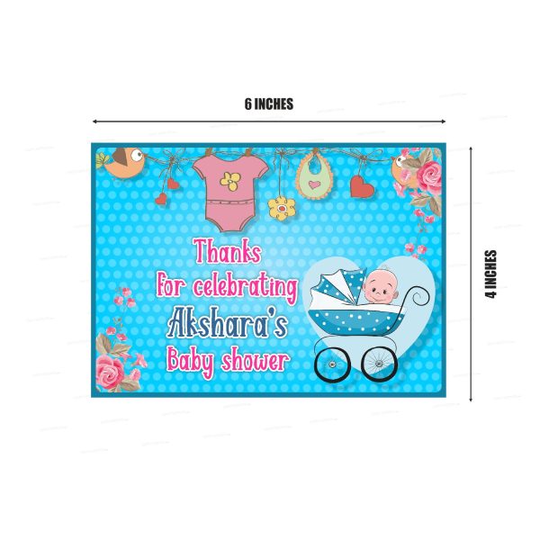 Baby Shower Theme Thank You Card Online Sale