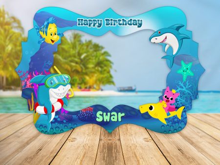 Shark Theme Personalized Photobooth Online Hot Sale