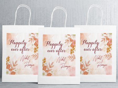 Wedding Theme Customized Oversized Return Gift Bag Fashion