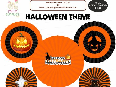 Halloween Theme Paper Fan Online