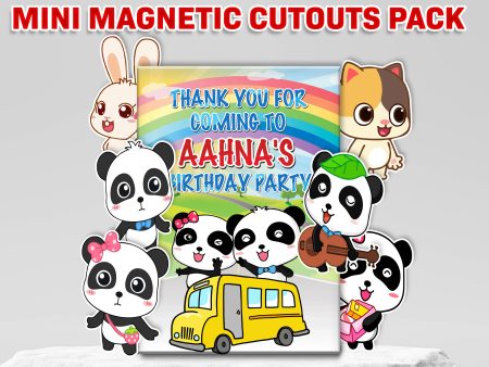 Baby Bus theme Mini Magnetic Return Gift Pack For Cheap