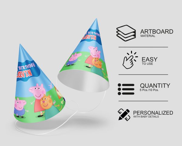 Peppa Pig Theme Customized Hat Discount