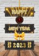 PSI  New Year Theme Door Poster Online now