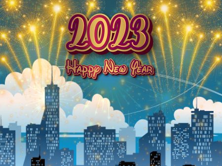 PSI  New Year Theme Personalized Backdrop For Sale