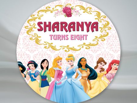 Princess Theme Round Backdrop For Discount