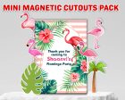 Flamingo Theme Mini Magnetic Return Gift Pack Cheap