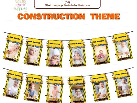 Construction Theme 12 Months Photo Banner Discount