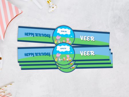 Peppa Pig Theme Customized Hand Band Sale