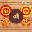 Winnie the Pooh Theme Paper Fan Hot on Sale