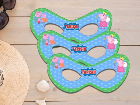 Peppa Pig Theme Personalized Eye Mask For Sale