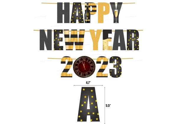 PSI  New Year Theme Personalized  Hanging Online now