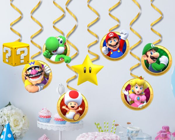 Super Mario Theme Swirls on Sale