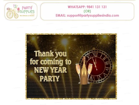 PSI  New Year Theme Thankyou Card on Sale