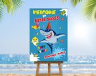 Shark Theme Welcome Board Online Sale