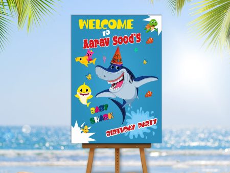 Shark Theme Welcome Board Online Sale