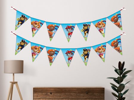 Paw Patrol Theme Flag Hanging For Discount