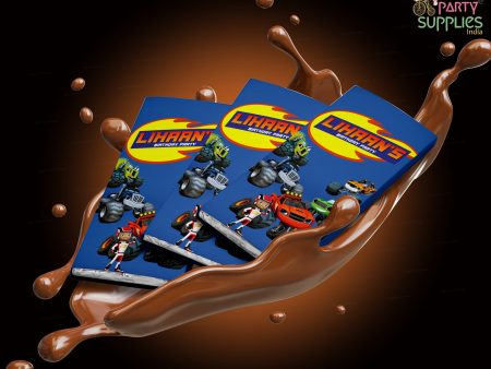 Blaze And The Monster Machines Theme Home Made Chocolate Return Gifts Online Sale