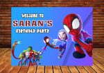 Spidey and his Amazing Friends Theme Customized Welcome Board For Cheap