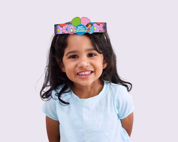 Dora The Explorer Theme Crown Hat For Cheap