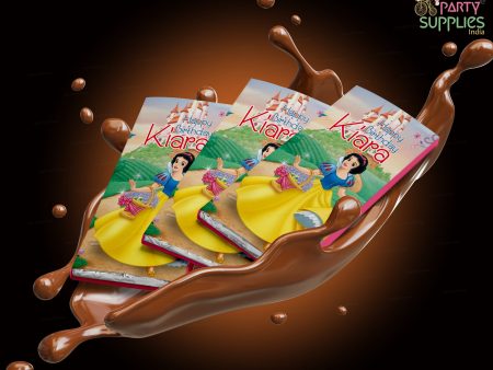 Snow White Theme  Home Made Chocolate Return Gifts For Discount