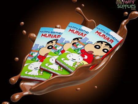 Shinchan Theme Home Made Chocolate Return Gifts For Cheap