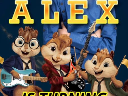 Alvin and the Chipmunks Theme E-Video Invite Online now