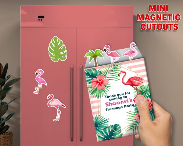 Flamingo Theme Mini Magnetic Return Gift Pack Cheap