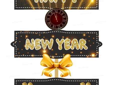 PSI  New Year Theme Door Poster Online now