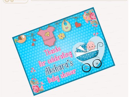 Baby Shower Theme Thank You Card Online Sale