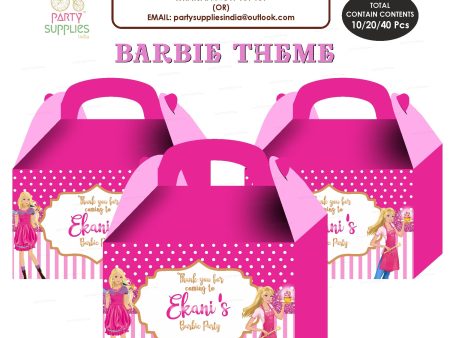 Barbie Theme Goodie Return Gift Boxes Sale