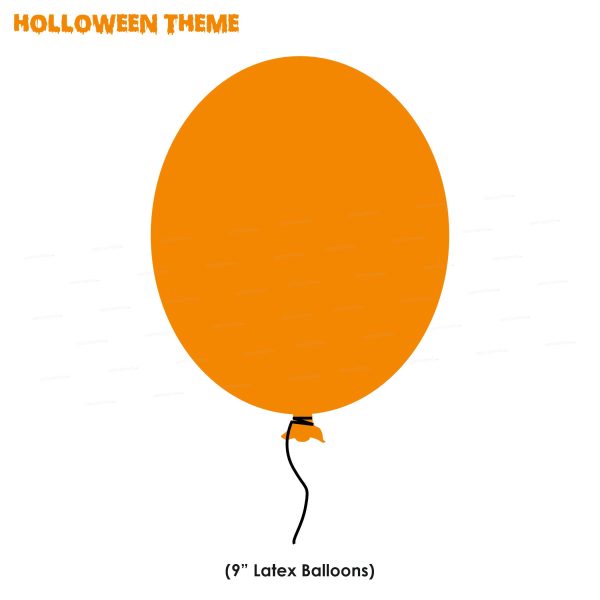 Halloween Theme Colour Balloon 30 Pcs Online Sale