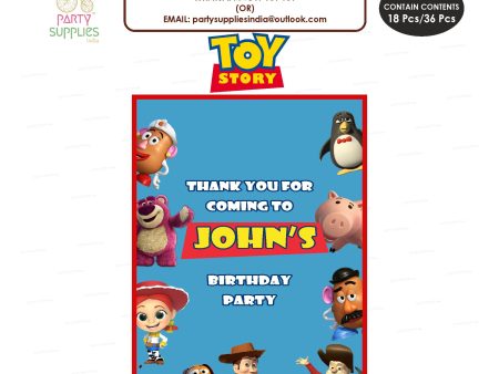 Toy Story Theme Thank You Card Online Hot Sale