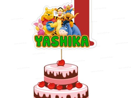 Winnie the Pooh Theme Customized Cake Topper Supply