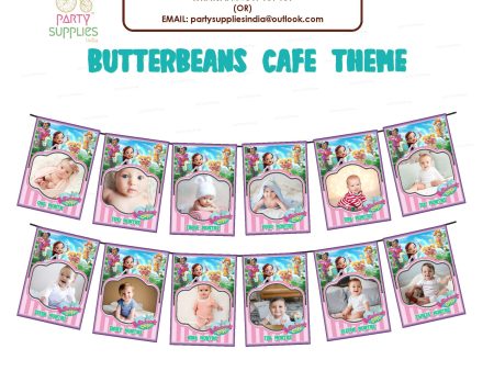 Butter Beans Theme 12 Months Photo Banner Cheap