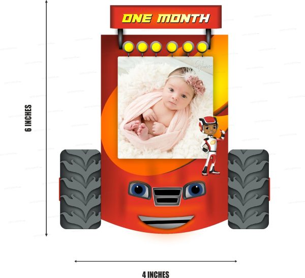 Blaze and the Monster Theme 12 Months Photo Banner Discount