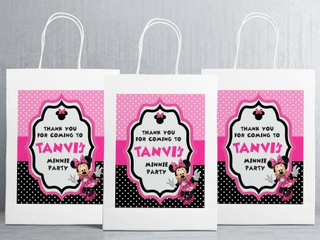 Minnie Mouse Theme Oversized Return Gift Bag Online Sale