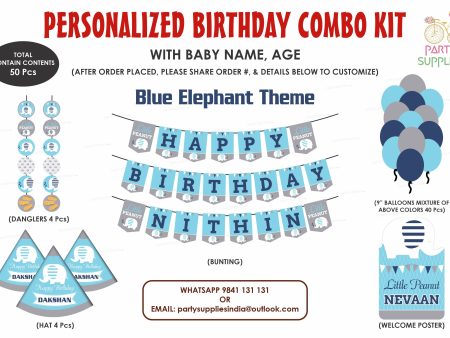 Blue Elephant Theme Heritage Kit Sale