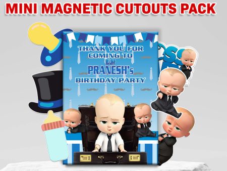 Boss Baby Theme Magnetic Return Gift Pack For Discount