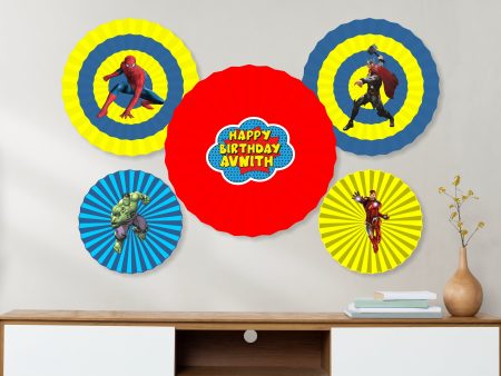 Avengers  Theme Paper Fan Online Sale