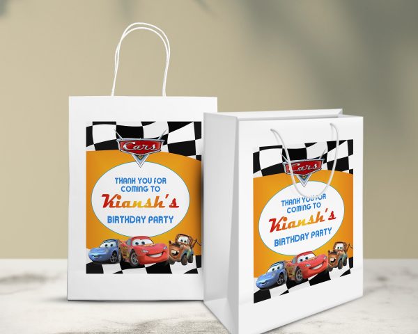 Car Theme Oversized Return Gift Bag Supply