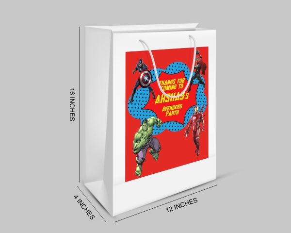 Avengers Theme Oversized Return Gift Bag For Cheap